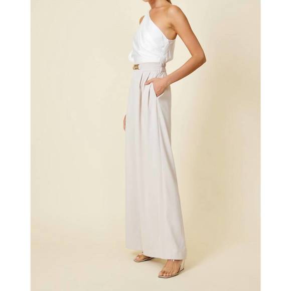 NEW LINE AND DOT reese jumpsuit in ivory/beige - Picture 4 of 6